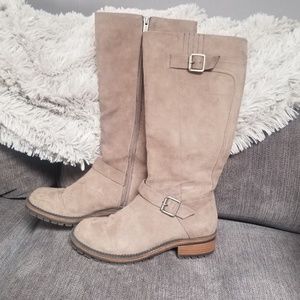 Kenneth Cole Riding Boot Tough Talk Charcoal sz 8